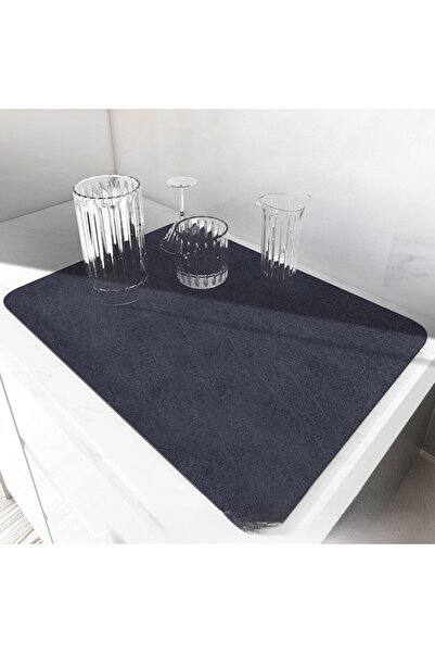 OEM Dish and cutlery drying mat, non-slip, 40x50 cm, Dark blue.