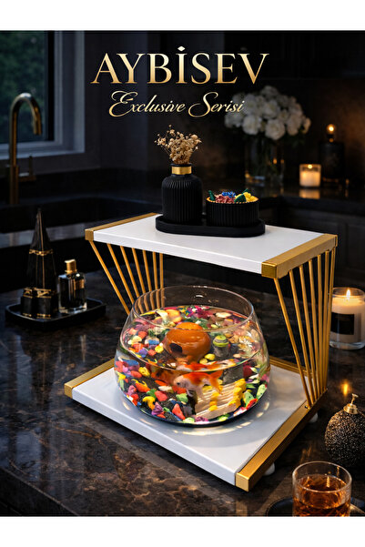 Okay Işıklı Özel Tasarım Cam Fanus Beta Balığı için Dekoratif Akvaryum & Fanu...