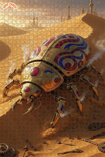 Esranın Dünyası لغز خشبي ميكانيكي للحشرات الصحراوية مع إطار مزدوج الطبقات قطع...