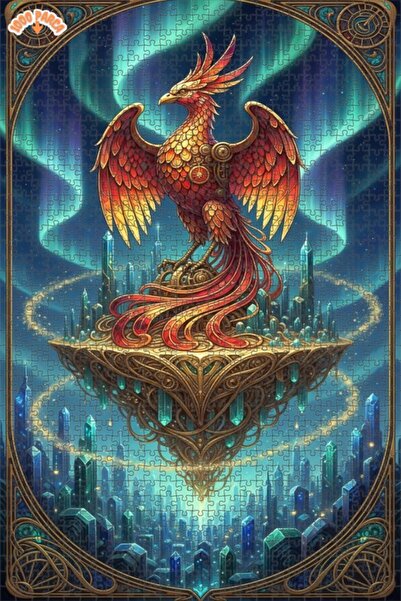 Esranın Dünyası Bird of Doom and the Crystal City Double-Layer Framed Wooden ...