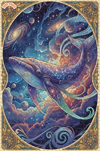 Esranın Dünyası لغز خشبي بإطار مزدوج الطبقات من كوزميك بالينا آرت 1000 قطعة 7...