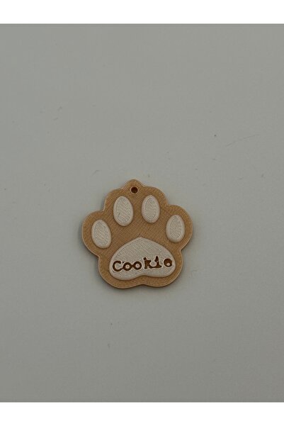 Epic Crafting Breloc sau medalion zgardă personalizat pentru căței – Lăbuță c...