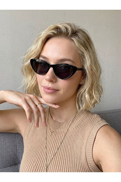 funeyes Carat Cat Eye Black 46 Ekartman Small Cat Eye Glasses Popular Sunglasses