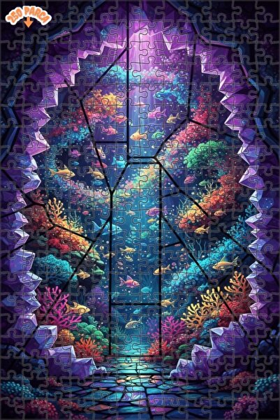 Esranın Dünyası لغز خشبي مكون من مزدوج الطبقات إطارًا مكون من 250 قطعة مقاس 3...