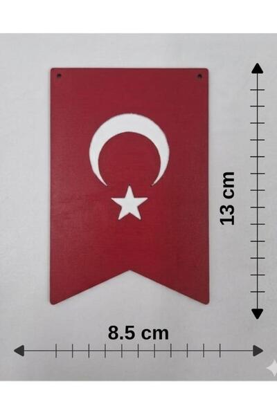 Mu Art Ahşap Türk Bayrağı MDF Ahşap Boyama – Çocuk Eğitim Montessori Hobi ve ...