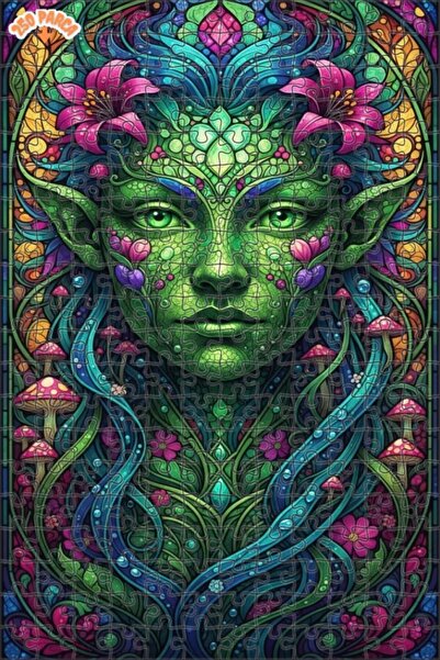 Esranın Dünyası لغز خشبي مكون من مزدوج الطبقات قطعة بتصميم لوحة زيتية لشخصية ...