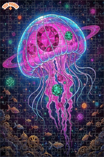 Esranın Dünyası لغز خشبي من كريستال ميدوز كوزميك أدفنتشر مزدوج الطبقات إطارًا...