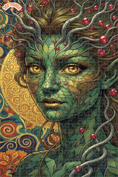 Esranın Dünyası Oil Painting-Looking Art Puzzle with Mother Nature Figure 250...