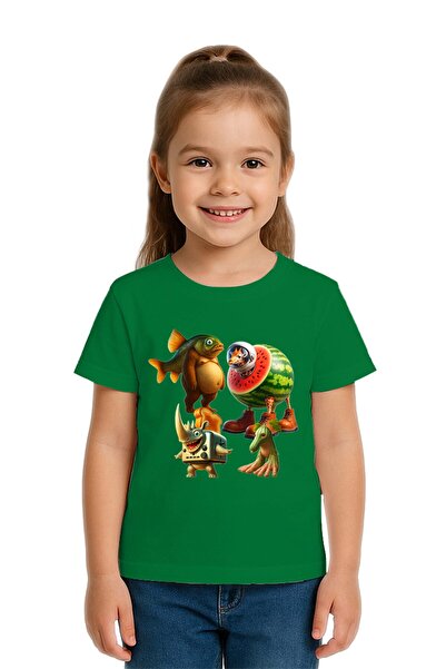 SEDİRLİ Tricou unisex pentru copii Brainot cu imprimeu bumbac moale țesături ...