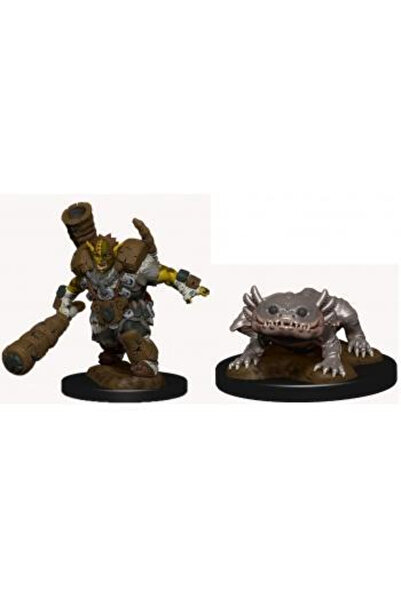 Wizkids Miniaturi pictate Wardlings: Orc de noroi și cățeluș de noroi