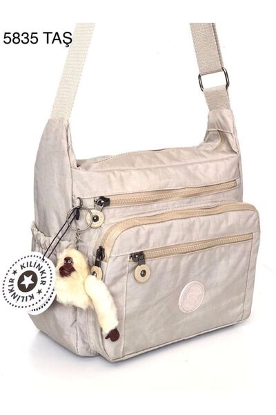 H&D COLLECTİON Messenger Bag Multi-Pocket Cross Strap Rain Resistant Fabric