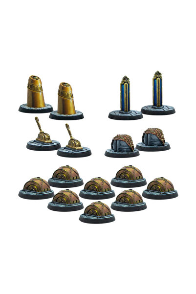 Modiphius The Elder Scrolls Call to Arms – Dwemer Markers & Tokens