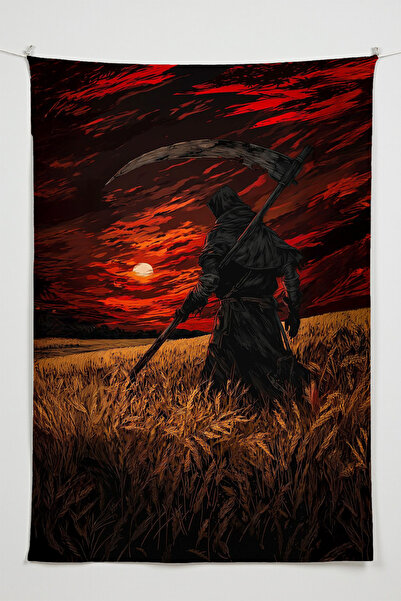 Charmbi Elden Ring Death Knight Wall Covering – Large Size Tapestry Wall Art ...
