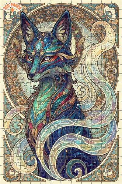 Esranın Dünyası قطعة فنية من ذا ميستري فوكس مطبوع بازل خشبي 250 قطعة 30x30