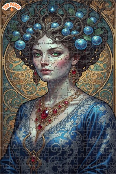 Esranın Dünyası Elven Princess Oil Painting Look Wooden Puzzle 250 Pieces 30X30