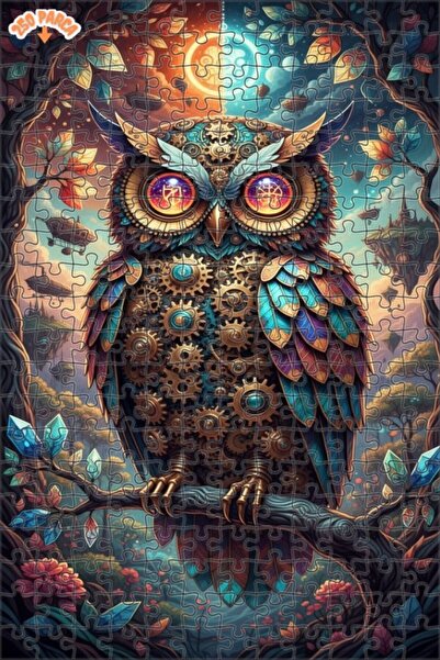 Esranın Dünyası Steam Clock Owl Art 250 Pieces 30X30
