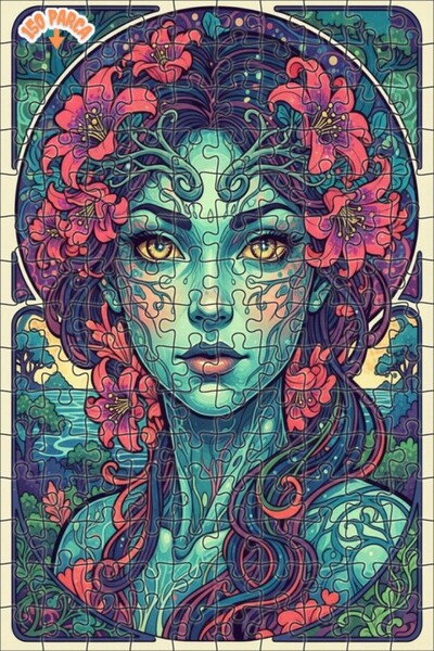 Esranın Dünyası Mother Nature Inspired Framed Wooden Puzzle 150 Pieces 20X30