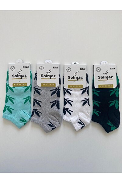 TMR Yaprak Patterned Adult Unisex 4-Pack Socks