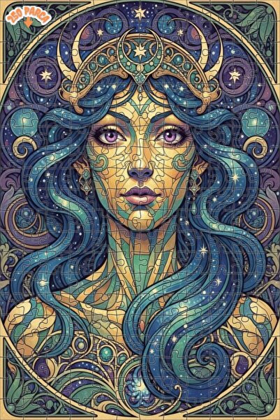 Esranın Dünyası لغز فني على شكل لوحة زيتية لملكة الكون القديمة 250 قطعة 30x30