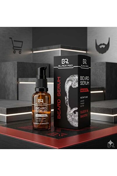 Black Red سيروم اللحية بلاك ريد – عناية فورية ولحية أنعم وأكثر كثافة (30 مل)