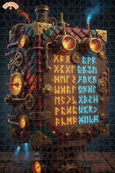 Esranın Dünyası Mysterious Steam Machine Puzzle 500 Pieces 50X30