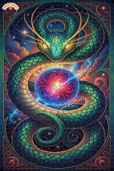 Esranın Dünyası The Universal Energy of the Mysterious Snake Oil Painting Dou...