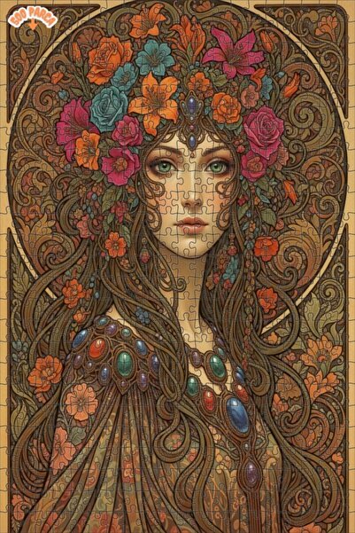 Esranın Dünyası The Beauty of Spring Oil Painting Look-Alike Artwork Double-L...