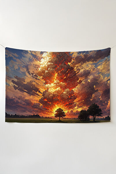 Charmbi غطاء جداري بتصميم الإضاءة الجديدة - لوحة جدارية كبيرة الحجم سجاد بوصة...