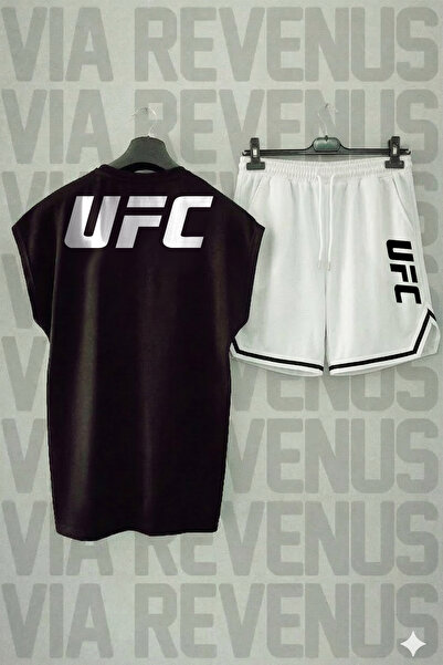 Vordevia Printed Zero Sleeve Sports Tshirt and Shorts Sports Training Set