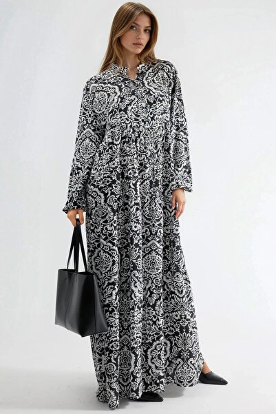 Hiccup Comfortable Patterned Maxi Dress