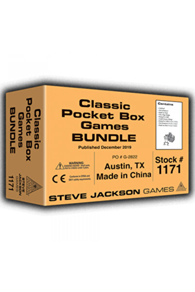 Steve Jackson Games Classic Pocket Box Games Bundle