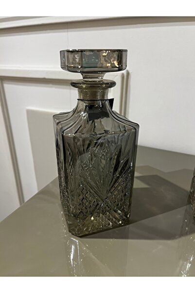 KARCILAR HOME STORE füme şişe . Kristal kaideli.