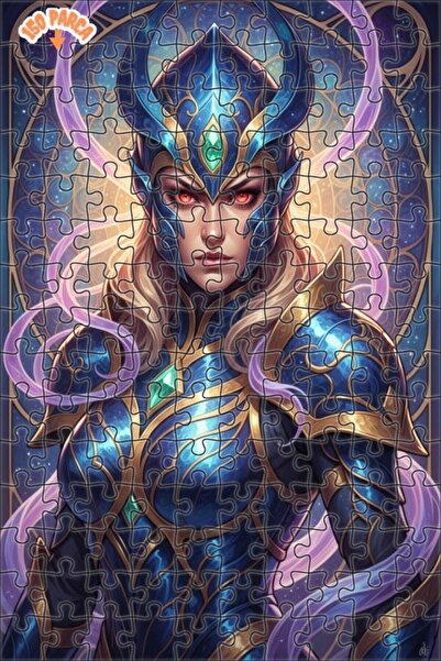 Esranın Dünyası Mysterious Warrior Queen Oil Painting Lookalike Double-Layer ...