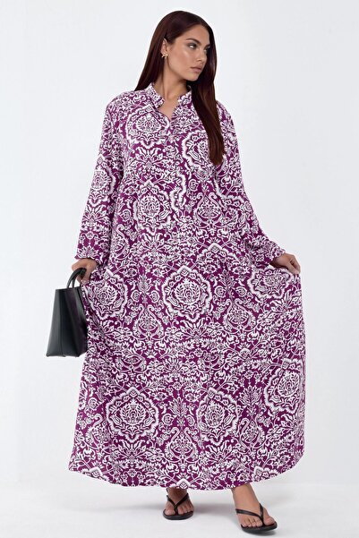 Hiccup Comfortable Patterned Maxi Dress
