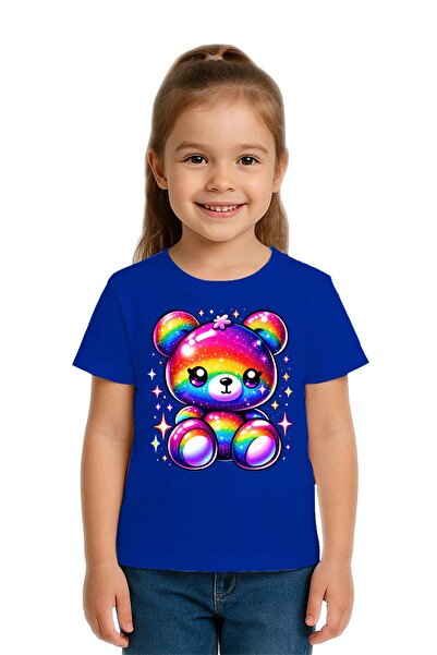 SEDİRLİ Unisex Teddy Bear με τύπωμα Παιδικό μπλουζάκι από χτενισμένο βαμβακερ...