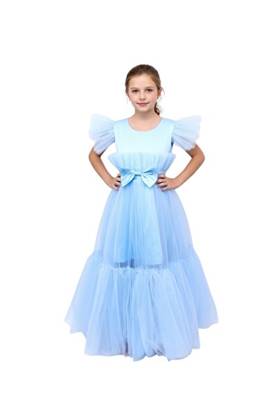 ddaniela - Long Party Dress "Belle" Light Blue Colour