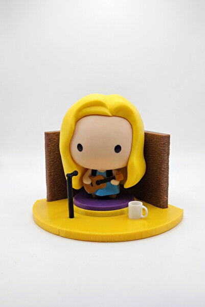 Alvina Atölye Friends Phoebe Buffay McDonald's Figür Standı - Özel Tasarım 3D...
