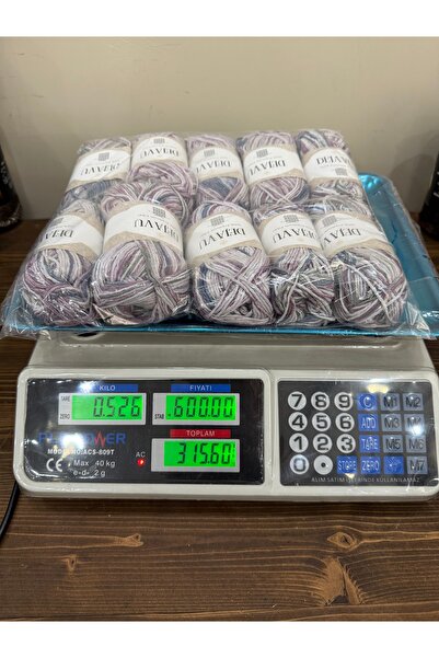 SÜSLÜTASARIM Etrofil ihraç fazlası koton ip ebruli (526 gram)