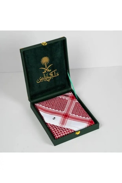 Gerenic A special royal English shemagh, 100% Cotton, presented in a suitable...