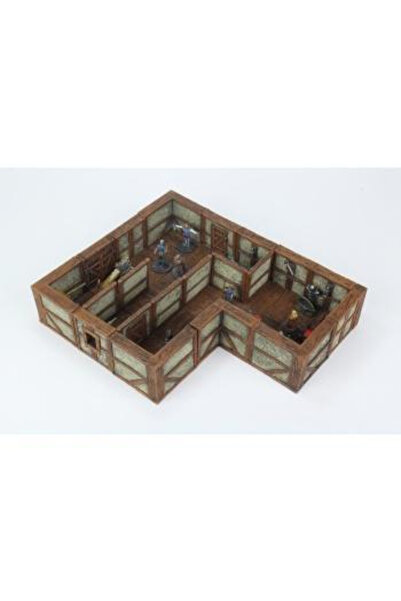 Wizkids WarLock Tiles: Град и село II - Разширение на стени с мазилка по цяла...