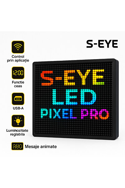 s-Eye LED Board 130×130 mm – Customizable via Mobile App iOS & Android