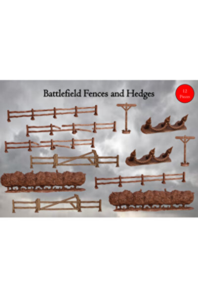 Mantic Games Ladă de teren: Garduri și garduri vii pentru câmpuri de luptă