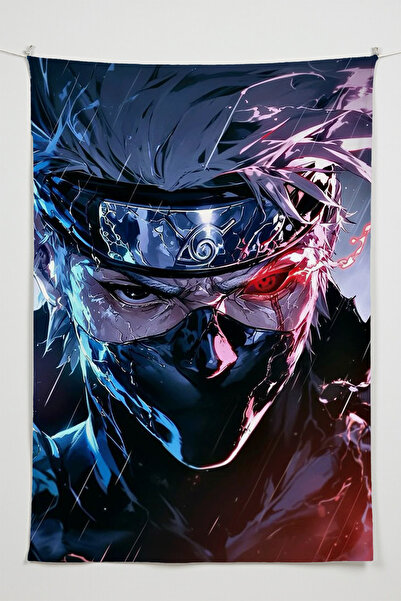 Charmbi لوحة جدارية كبيرة الحجم من ناروتو، شارينجانلي كاكاشي، لوحة جدارية كبي...