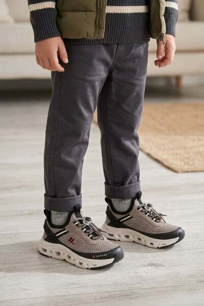 Ayakkabı Fuarı Elit İh1-P-Bzx001-26Y Booties Girls Classic S Sneakers Sand