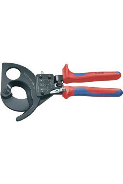 Knipex 95 31 250mm Cırcır Mekanizmalı Kablo Makası