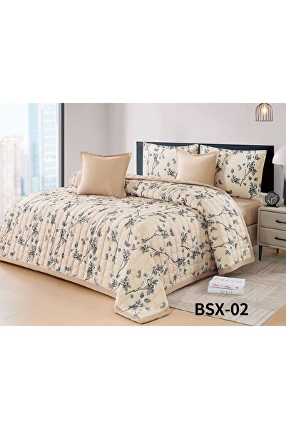 BLUES Summer patterned compressed bedspread, single size, 4 pieces