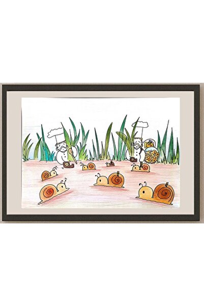 karikatural Shiu Stephany 35x25cm Orijinal Karikatür BOD00986