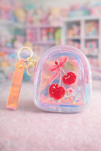 EMKSHOP Sweet Cherry Mini Wallet Bag (10.5 cm * 8.5 cm)