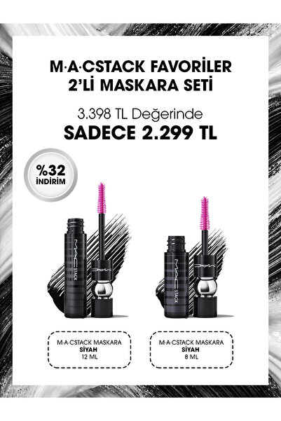 M.A.C Macstack Favoriler 2'li Maskara Seti