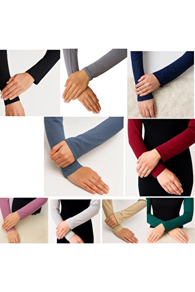 ALDAIYR 7 Pcs Hijab Sleeves Combed Cotton Prayer Sleeves Kol2908